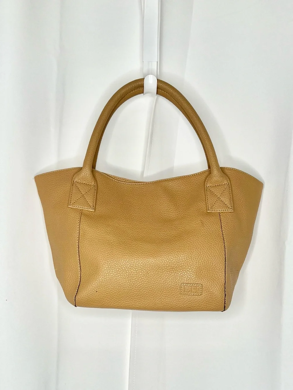 LOUENHIDE TAUPE VEGAN LEATHER TOTE /SHOULDER BAG